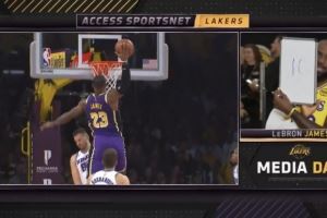 詹姆斯：有些队友说我再也无法隔扣别人 所以我必须秀一下实力